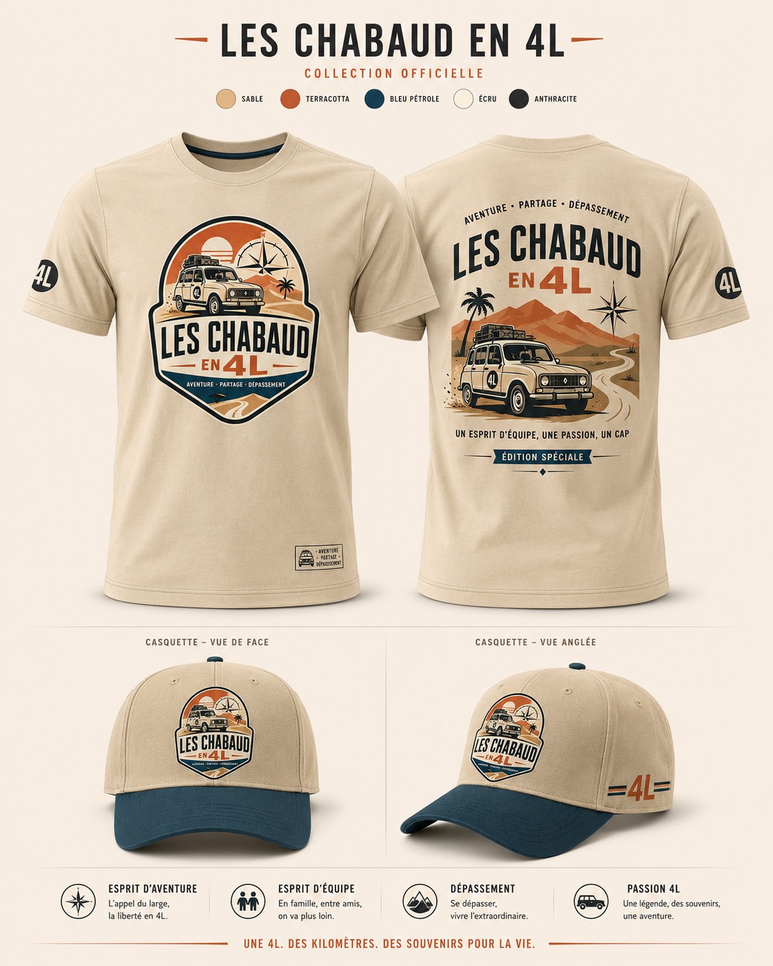 Collection officielle Les Chabaud en 4L